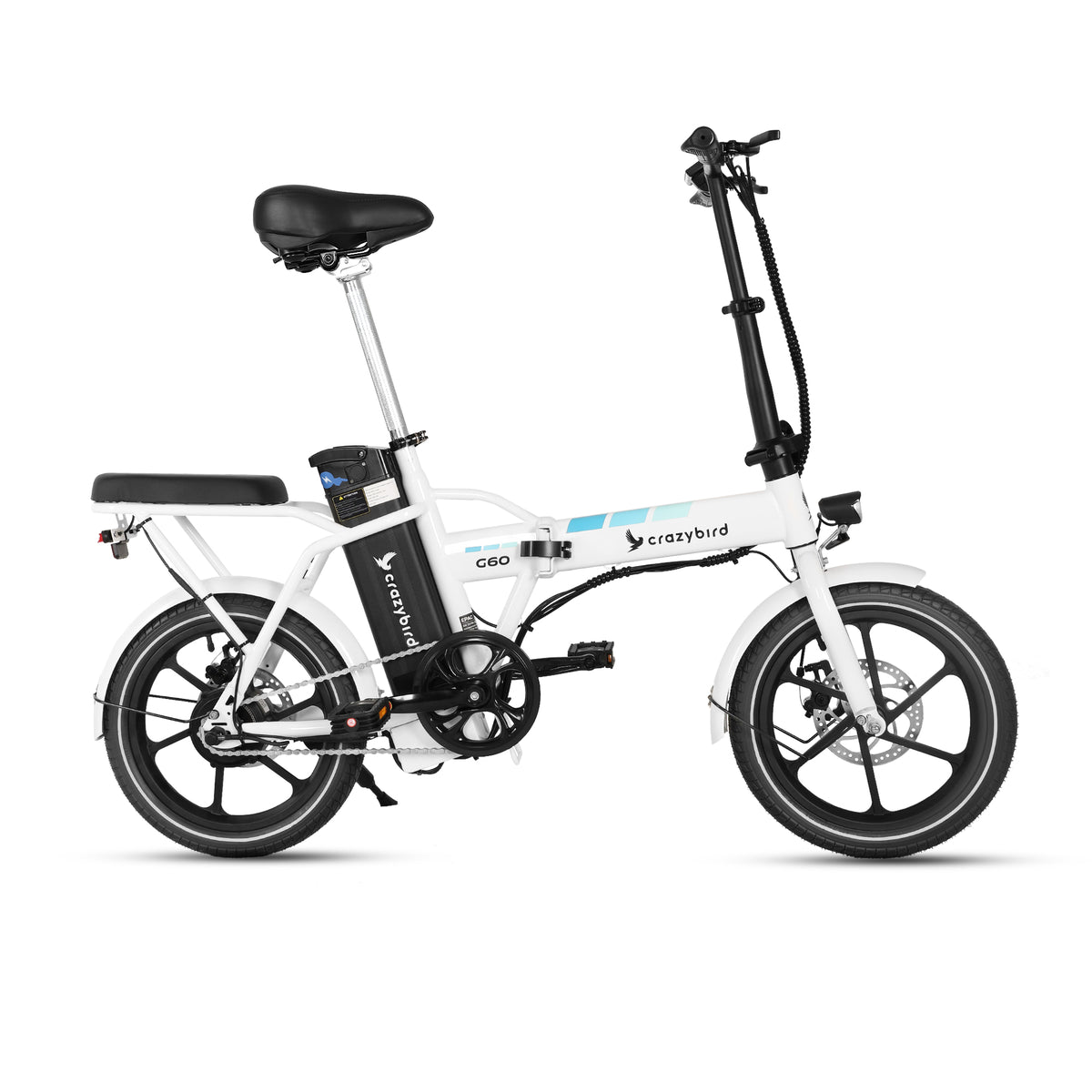 Crazybird G60 Vélo électrique pliant